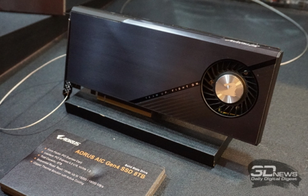 Computex 2019: материнские платы на X570, SSD с PCIe 4.0 и другие новинки со стенда Gigabyte