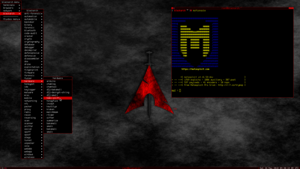 Выпуск BlackArch 2019.06.01, дистрибутива для тестирования безопасности