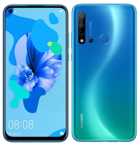 Смартфон Huawei P20 Lite 2019 позирует на рендерах в корпусах разного цвета